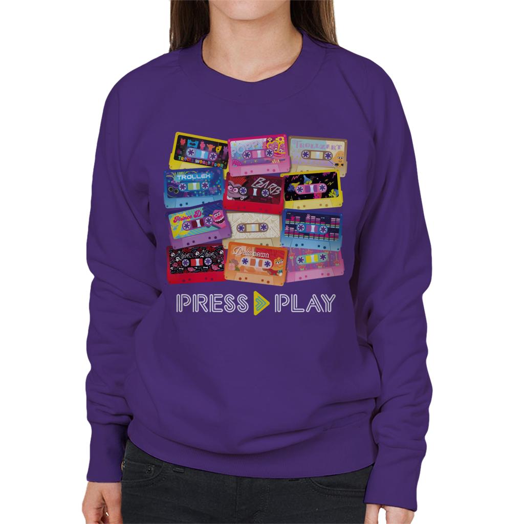 Trolls Cassette Press Play Women's Sweatshirt product image 4