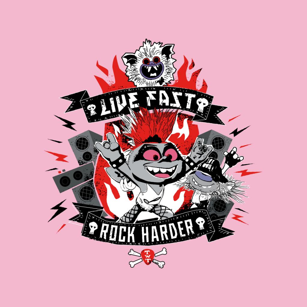 Trolls Live Fast Rock Harder Women's Hooded Sweatshirt product image 7