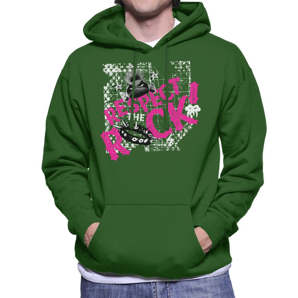Trolls Queen Barb Respect The Rock Men's Hooded Sweatshirt product image 4