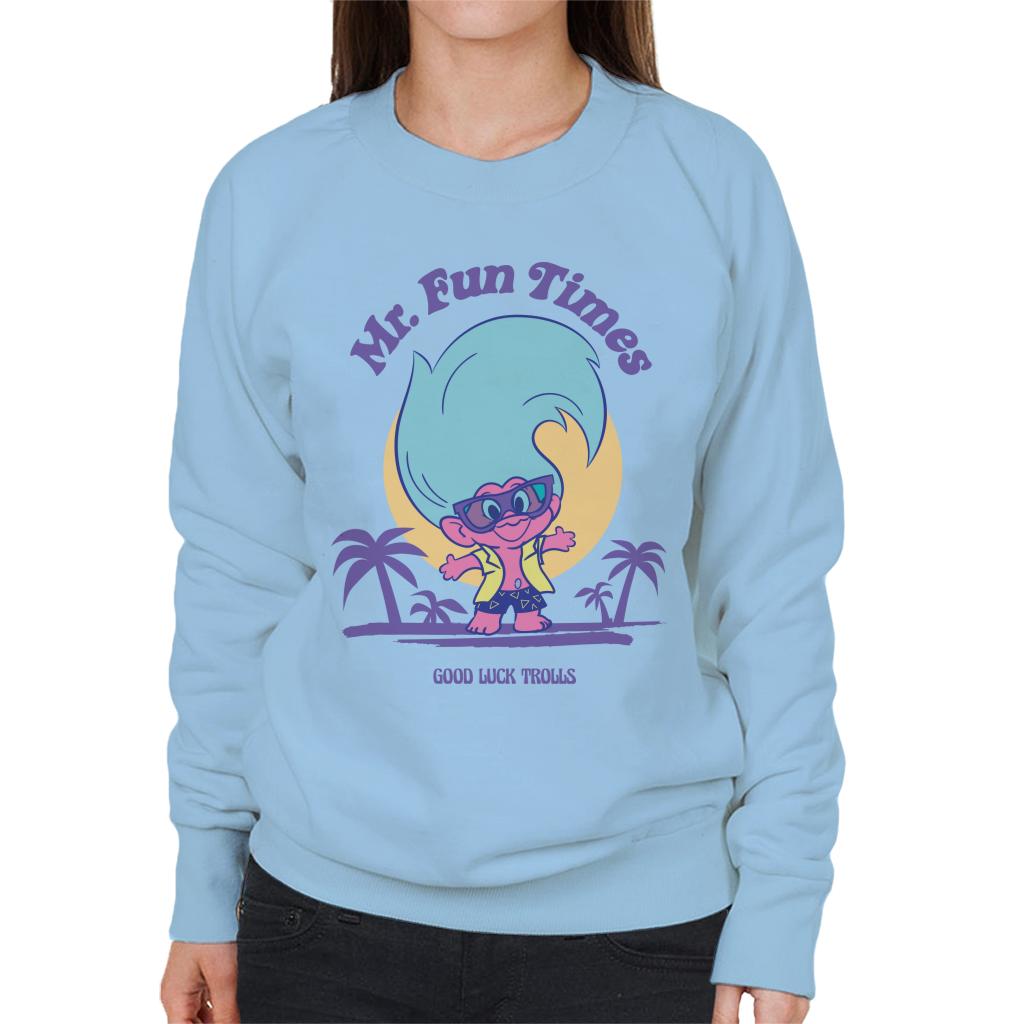 Trolls Mr Fun Times Good Luck Women's Sweatshirt product image 4