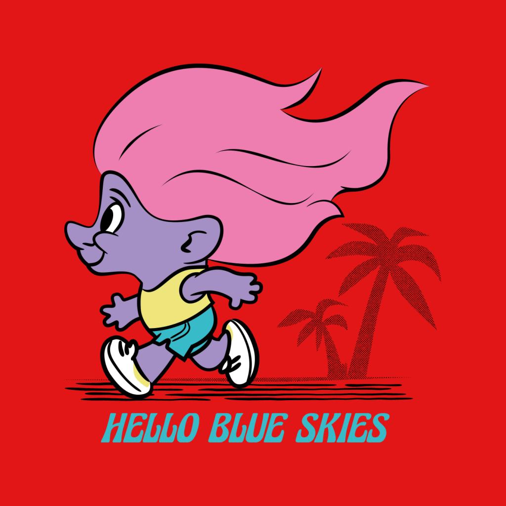 Trolls Hello Blue Skies Women's Hooded Sweatshirt product image 7