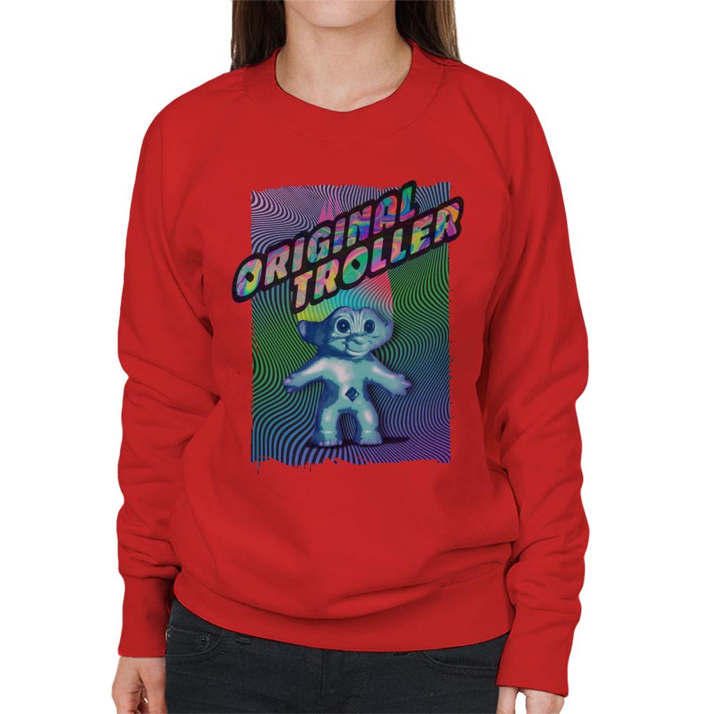 Trolls Psychedelic Wave Original Troller Women's Sweatshirt product image 4