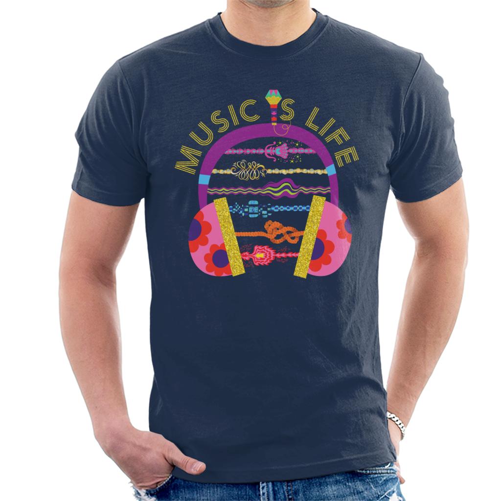 Trolls Headphone Music Is Life Men's T-Shirt product image 4