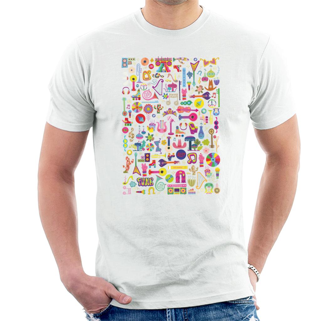 Trolls World Tour Funk Montage Men's T-Shirt product image 4
