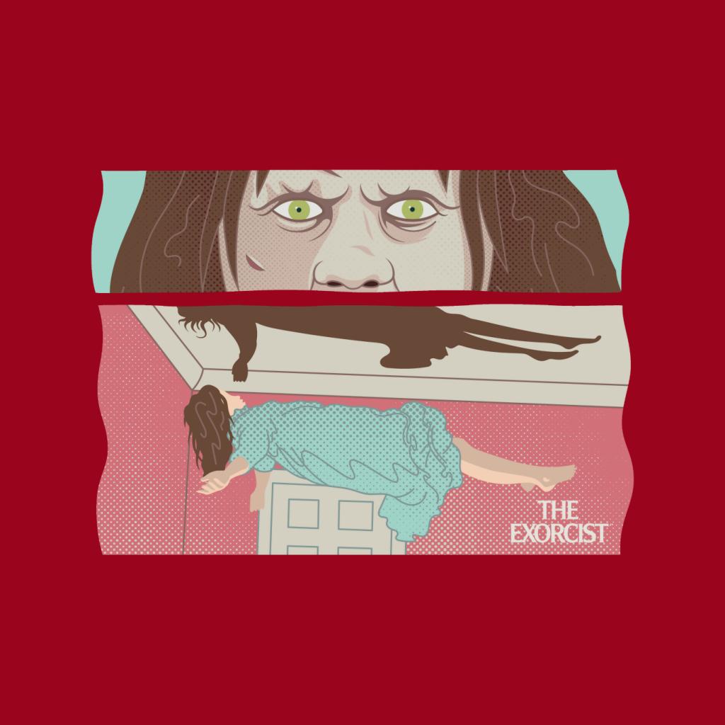 The Exorcist Regan Levitation Close Up Men's T-Shirt product image 5