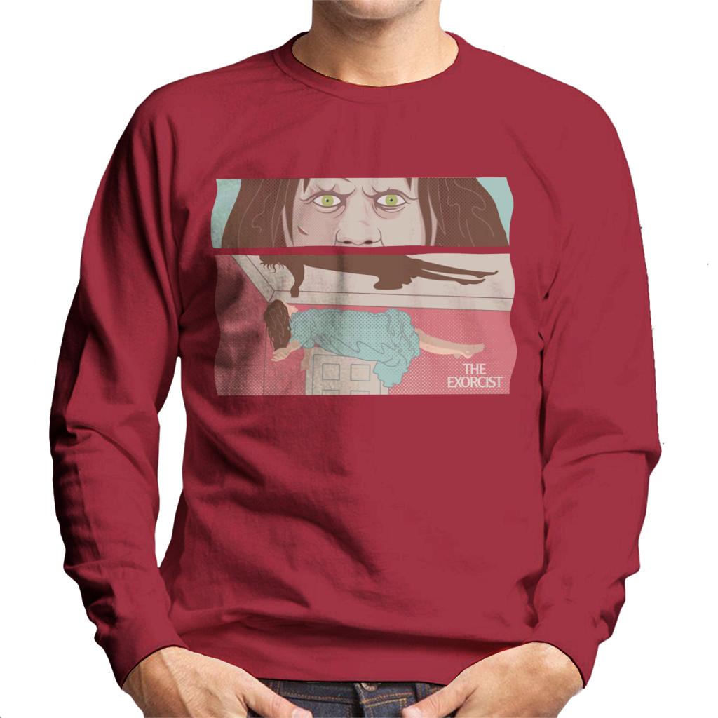 The Exorcist Regan Levitation Close Up Men's Sweatshirt product image 4