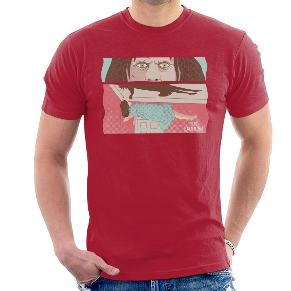 The Exorcist Regan Levitation Close Up Men's T-Shirt product image 4