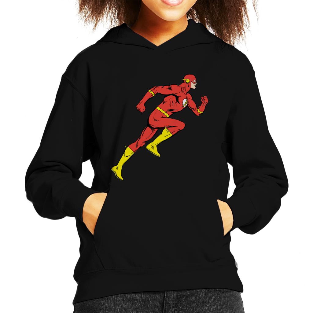 The Flash Comic Running Kid's Hooded Sweatshirt product image 1