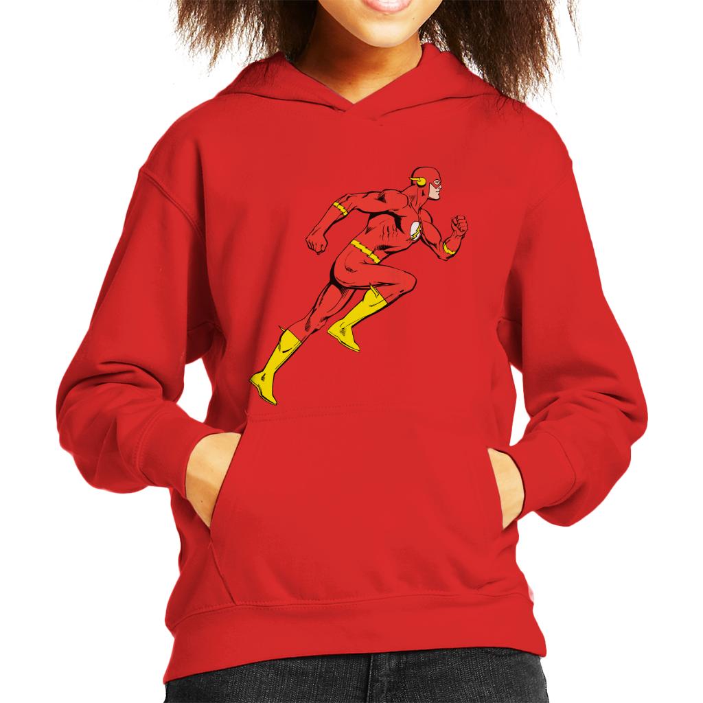 The Flash Comic Running Kid's Hooded Sweatshirt product image 6