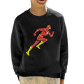 The Flash Comic Running Kid's Sweatshirt product image 1