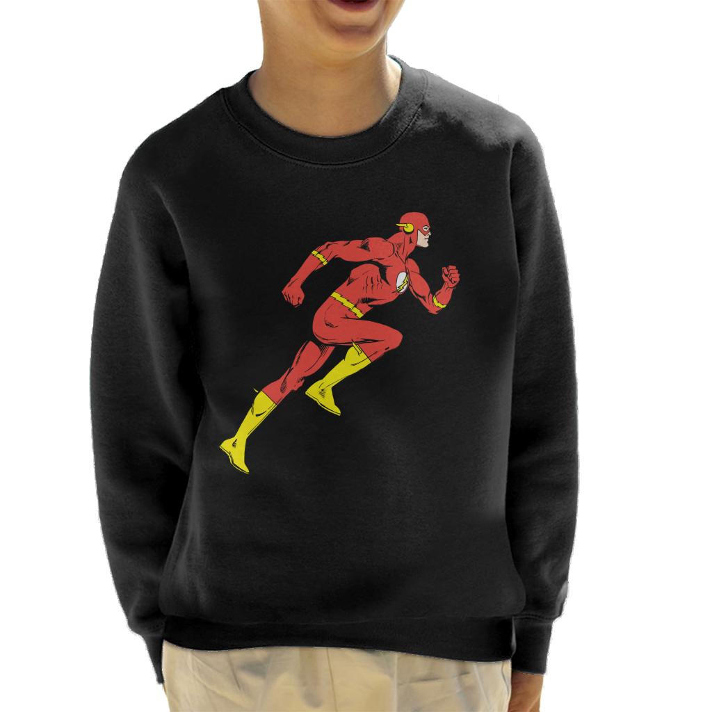 The Flash Comic Running Kid's Sweatshirt product image 1