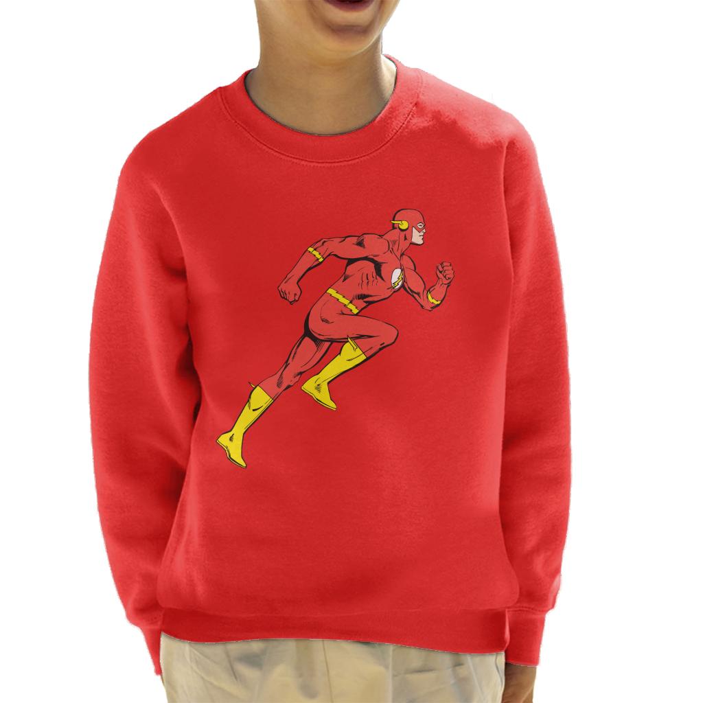 The Flash Comic Running Kid's Sweatshirt product image 6