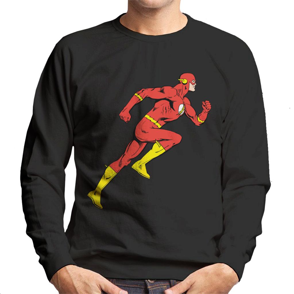 The Flash Comic Running Men's Sweatshirt product image 1