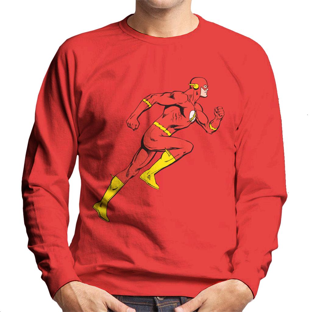 The Flash Comic Running Men's Sweatshirt product image 6