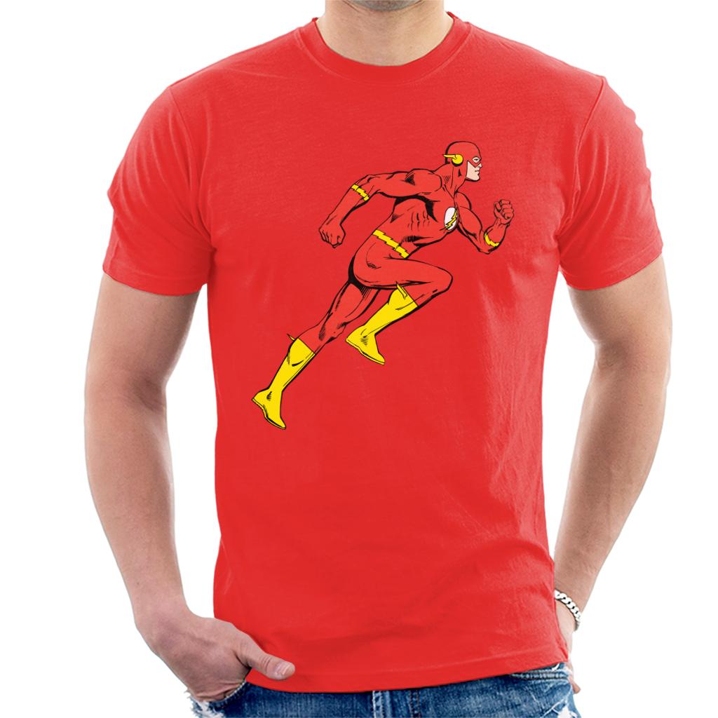 The Flash Comic Running Men's T-Shirt product image 6