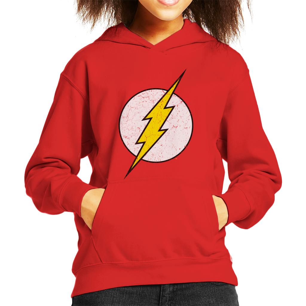 The Flash Lightning Bolt Logo Kid's Hooded Sweatshirt product image 4