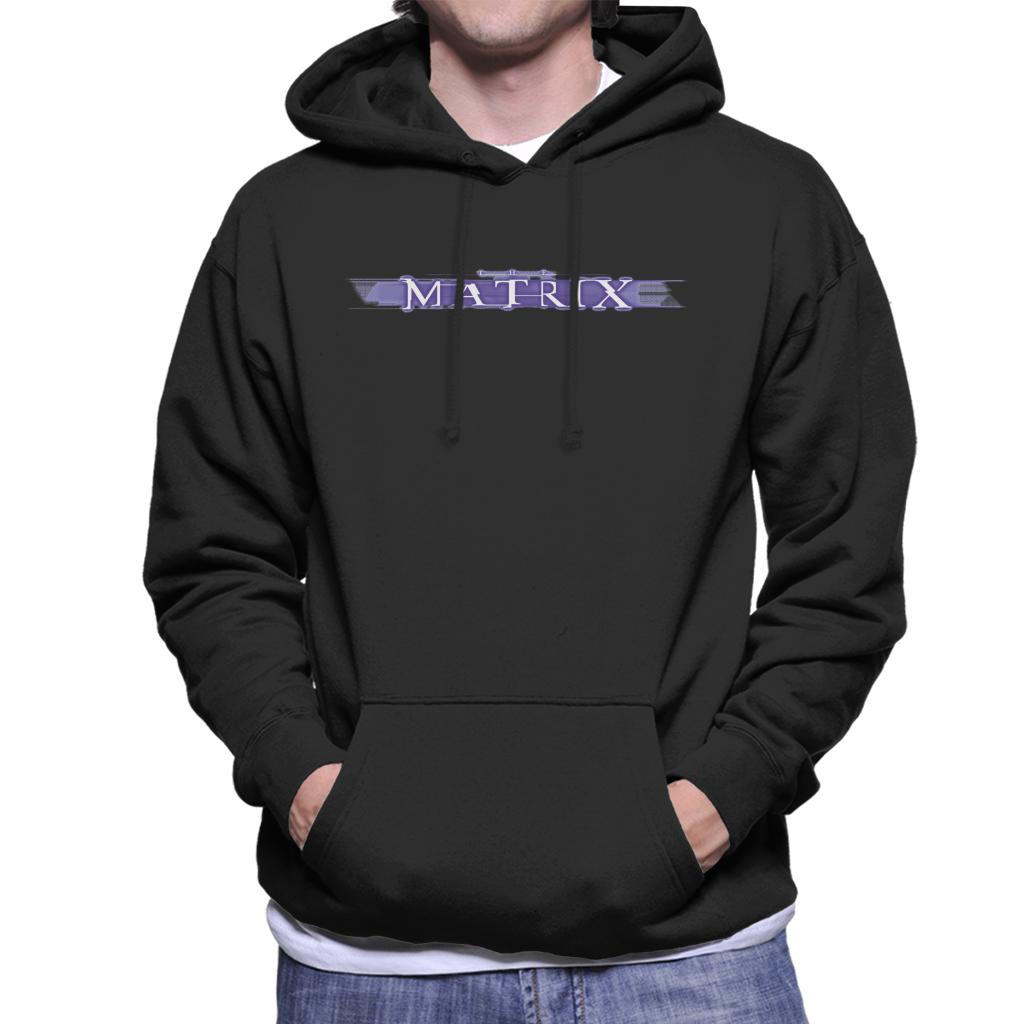 The Matrix Purple Logo Men's Hooded Sweatshirt product image 1