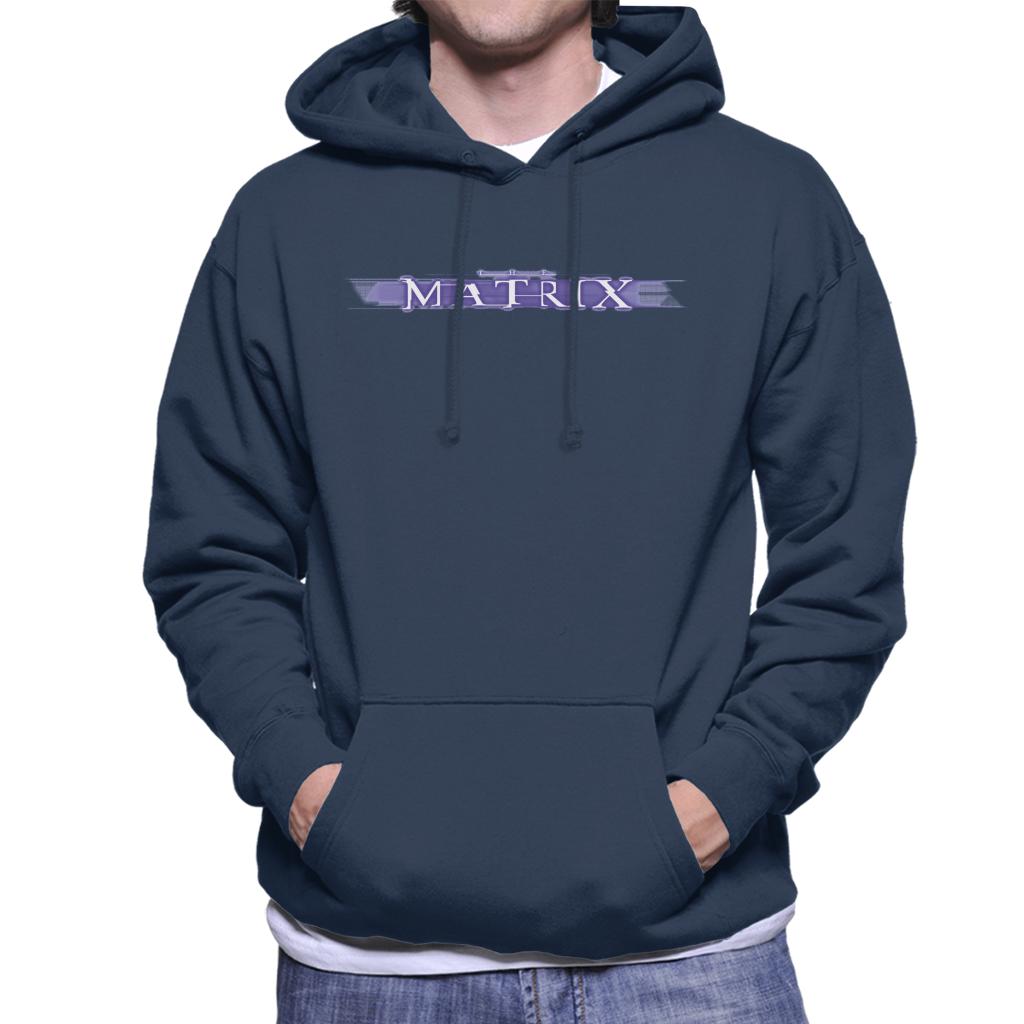 The Matrix Purple Logo Men's Hooded Sweatshirt product image 4