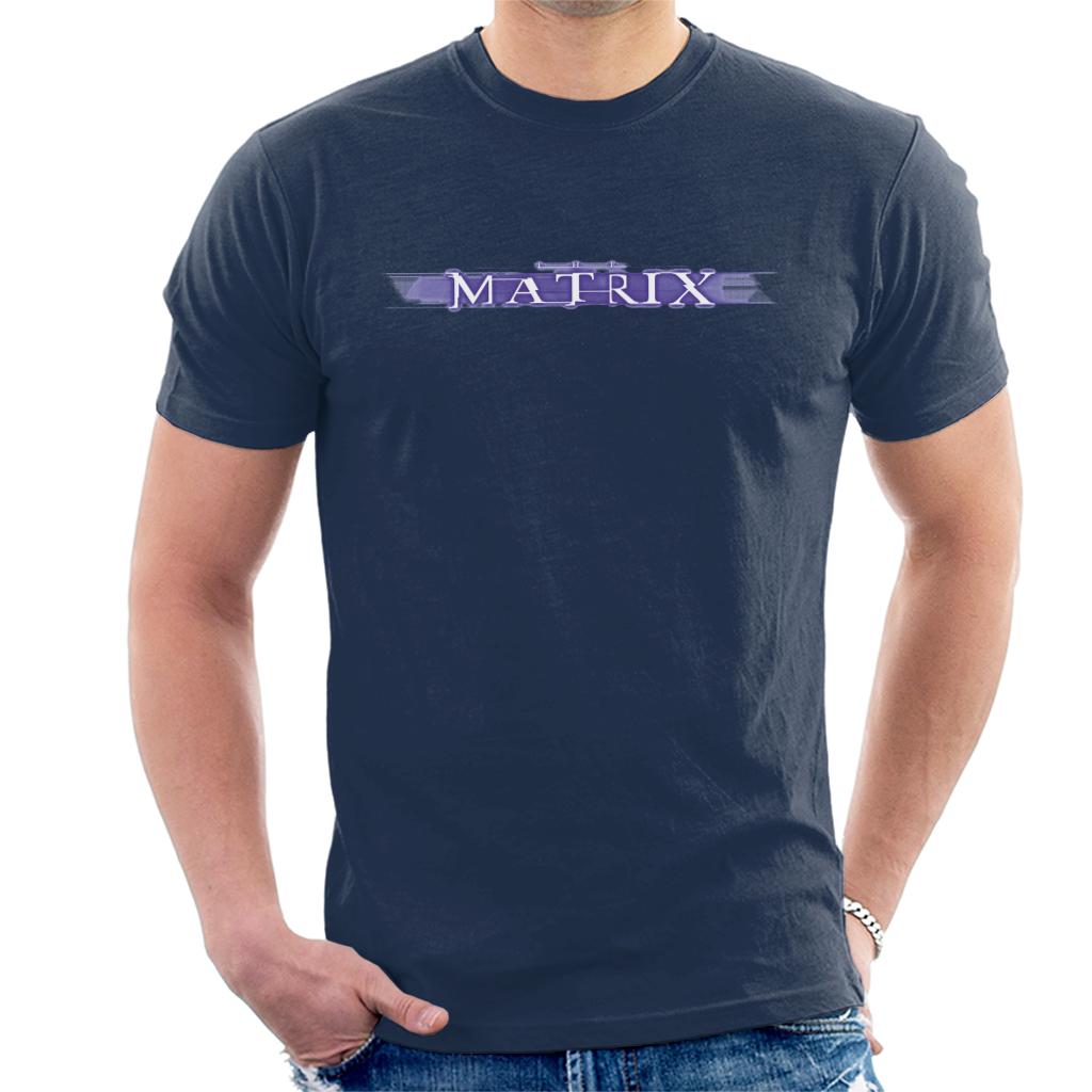 The Matrix Purple Logo Men's T-Shirt product image 4