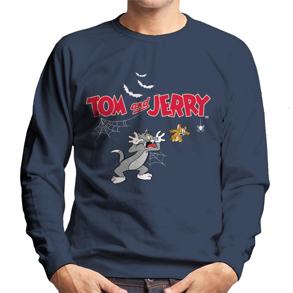 Tom and Jerry Halloween Jump Scare Men's Sweatshirt product image 1