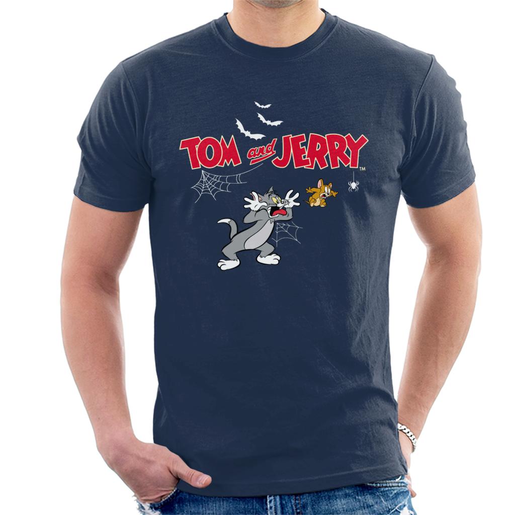 Tom and Jerry Halloween Jump Scare Men's T-Shirt product image 1