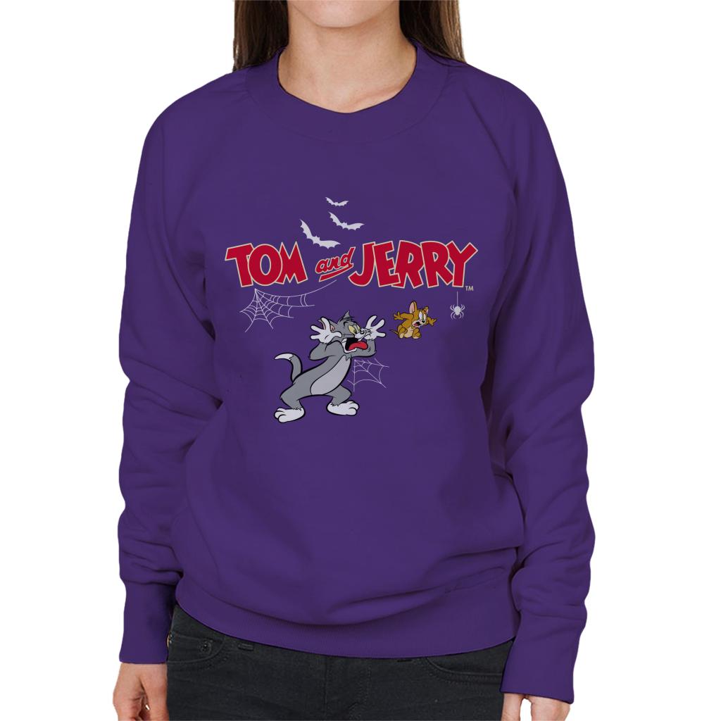 Tom and Jerry Halloween Jump Scare Women's Sweatshirt product image 4