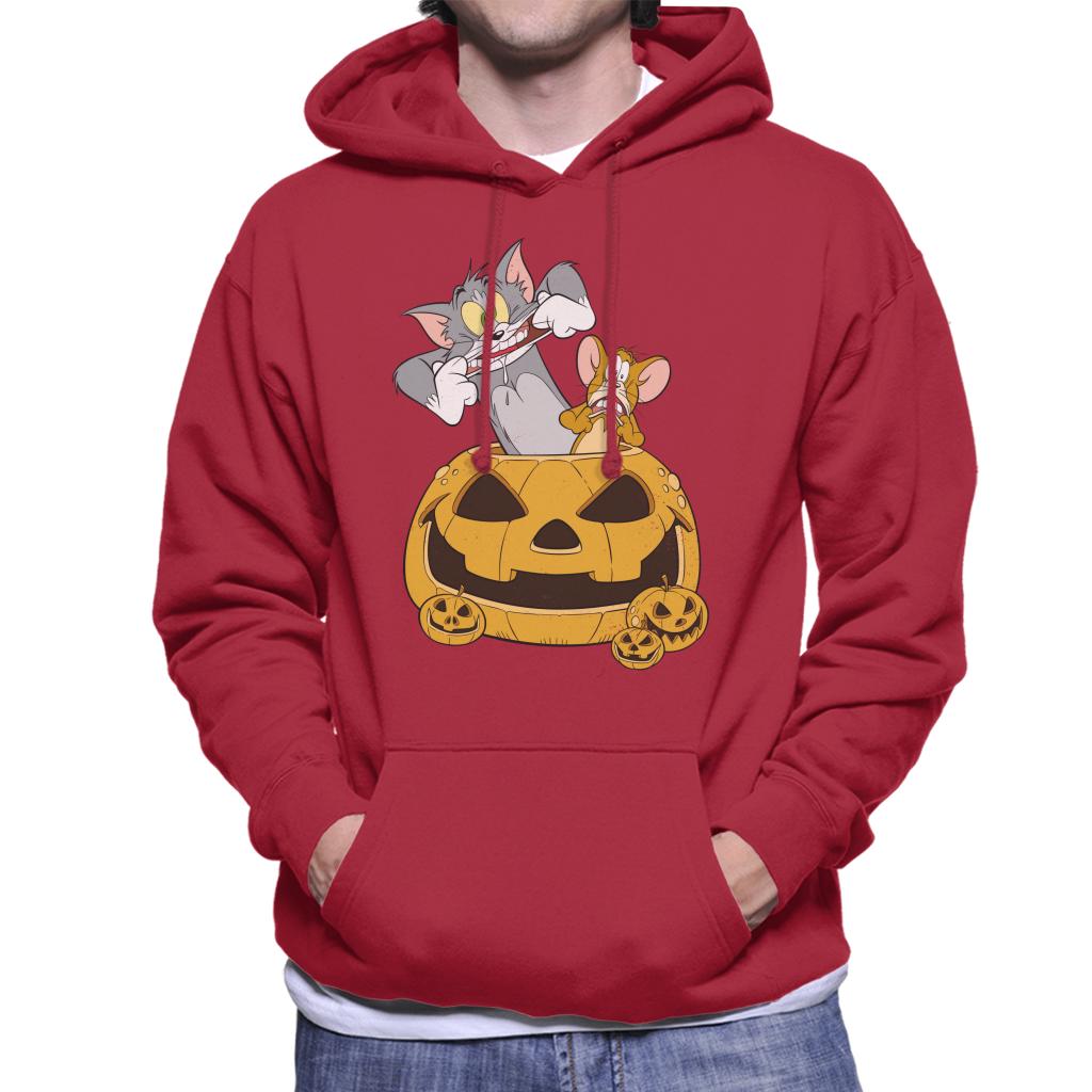Tom and Jerry Halloween Pumpkin Face Men's Hooded Sweatshirt product image 4