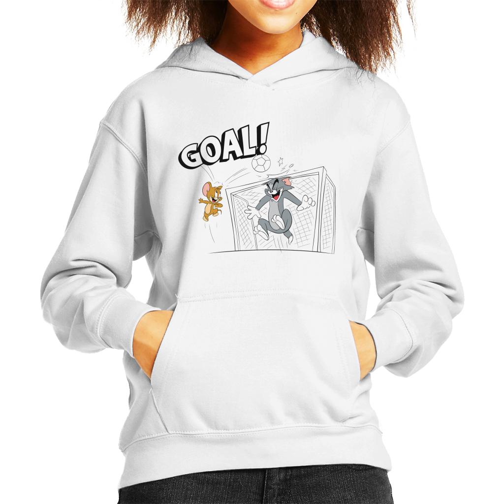 Tom and Jerry Football Back Of The Net Kid's Hooded product image 4