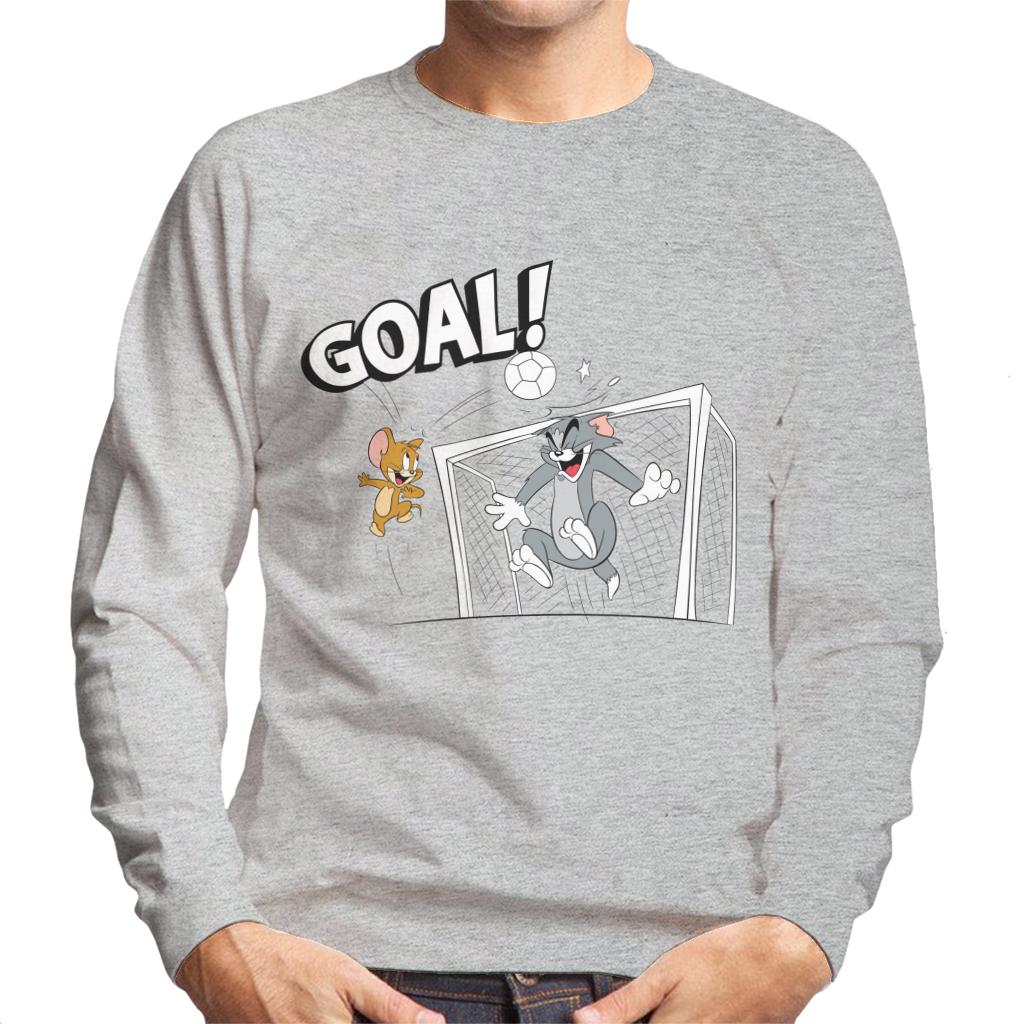 Tom and Jerry Football Back Of The Net Men's Sweatshirt product image 1