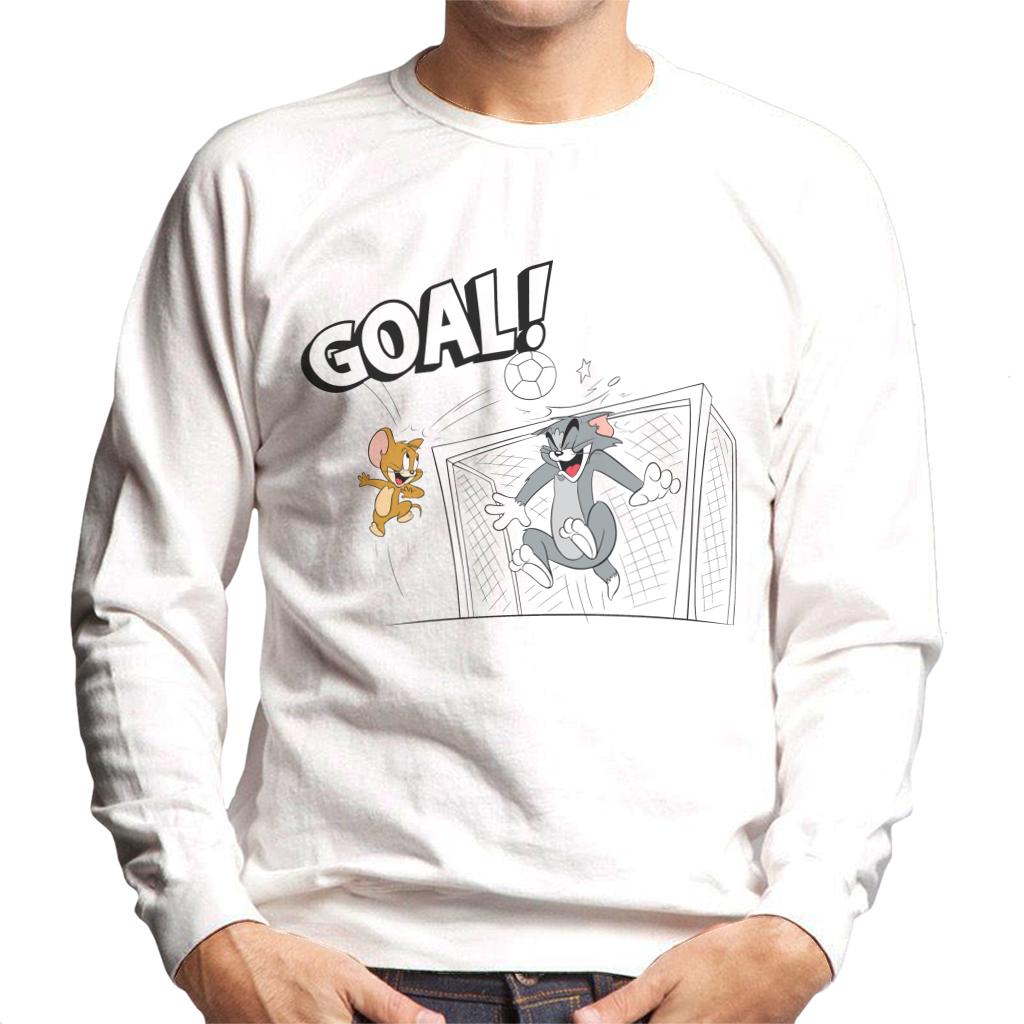 Tom and Jerry Football Back Of The Net Men's Sweatshirt product image 4