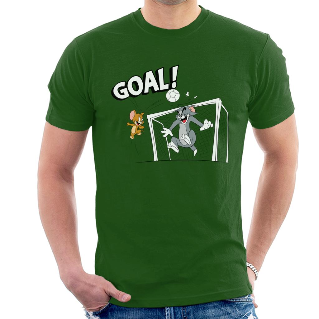 Tom and Jerry Football Back Of The Net Men's T-Shirt product image 6