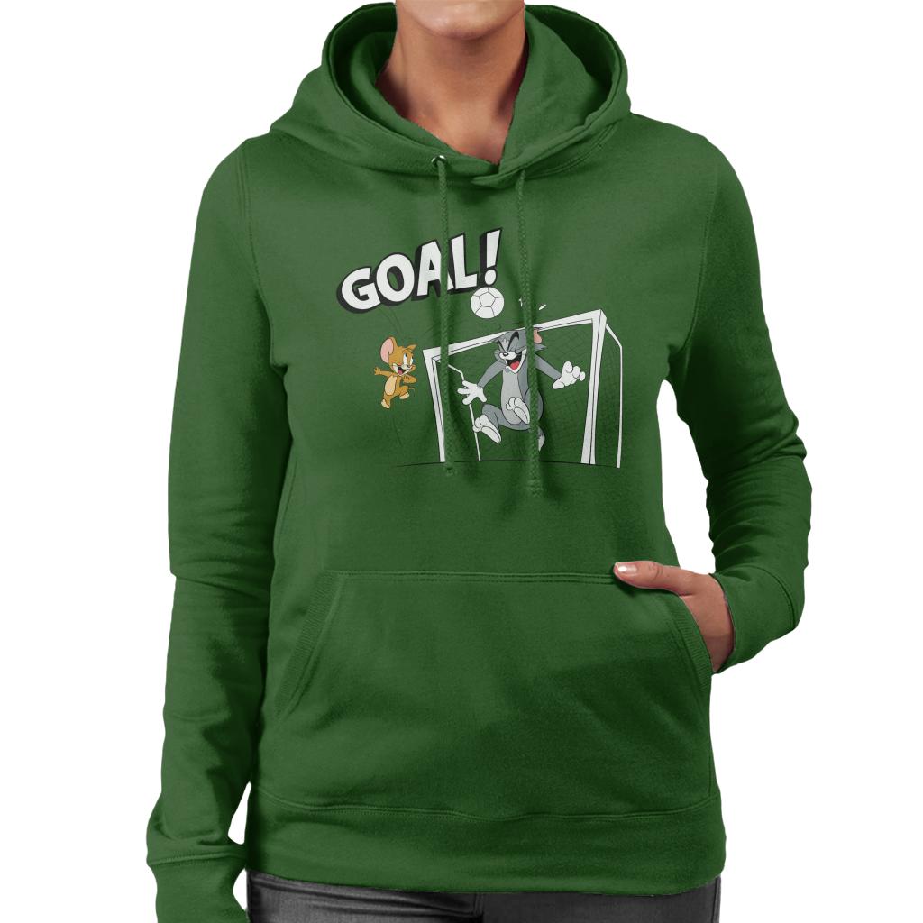 Tom and Jerry Football Back Of The Net Women's Hooded product image 6