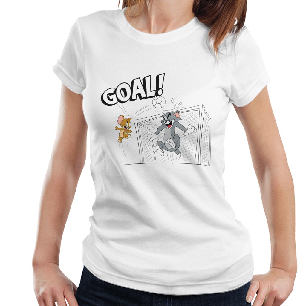 Tom and Jerry Football Back Of The Net Women's T-Shirt product image 4