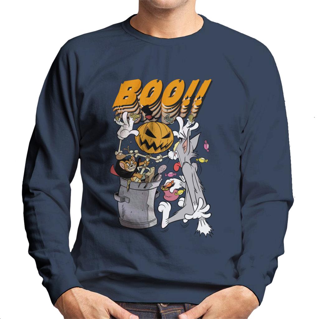 Tom and Jerry Halloween Pumpkin Boom Men's Sweatshirt product image 1