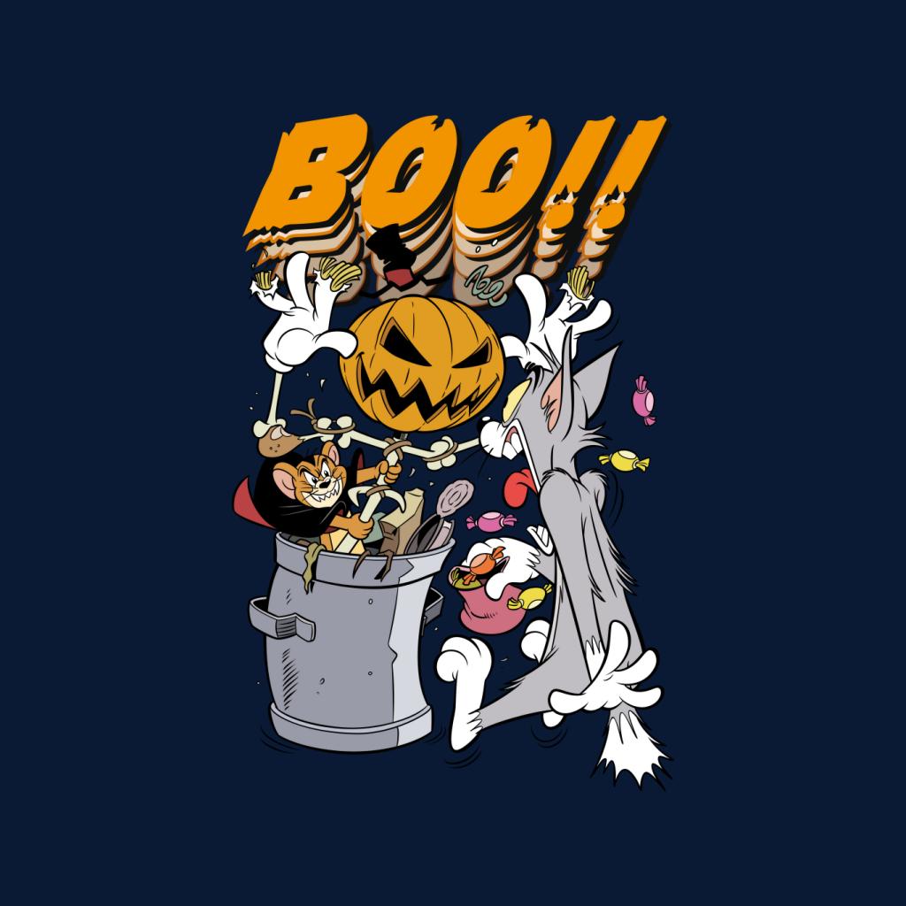 Tom and Jerry Halloween Pumpkin Boom Men's Sweatshirt product image 2