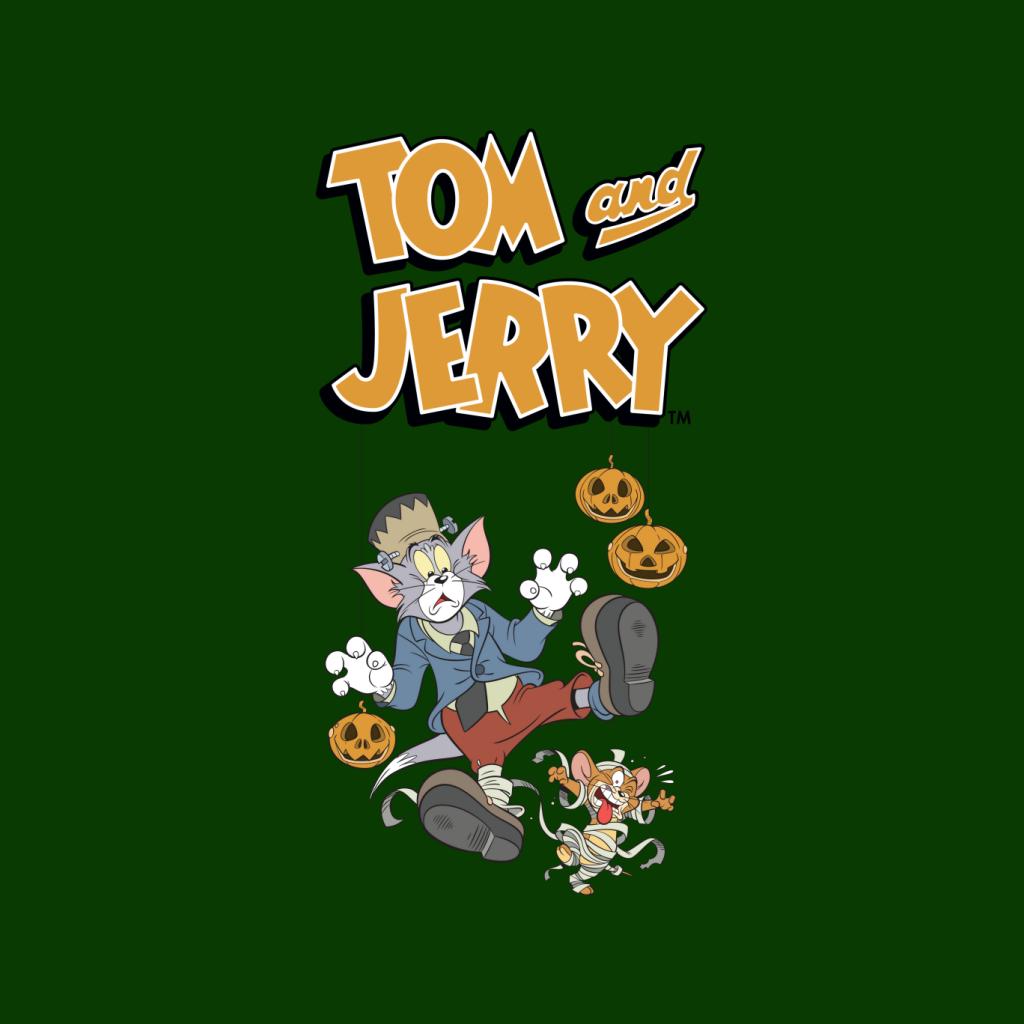 Tom and Jerry Halloween Mummified Men's Hooded Sweatshirt product image 7