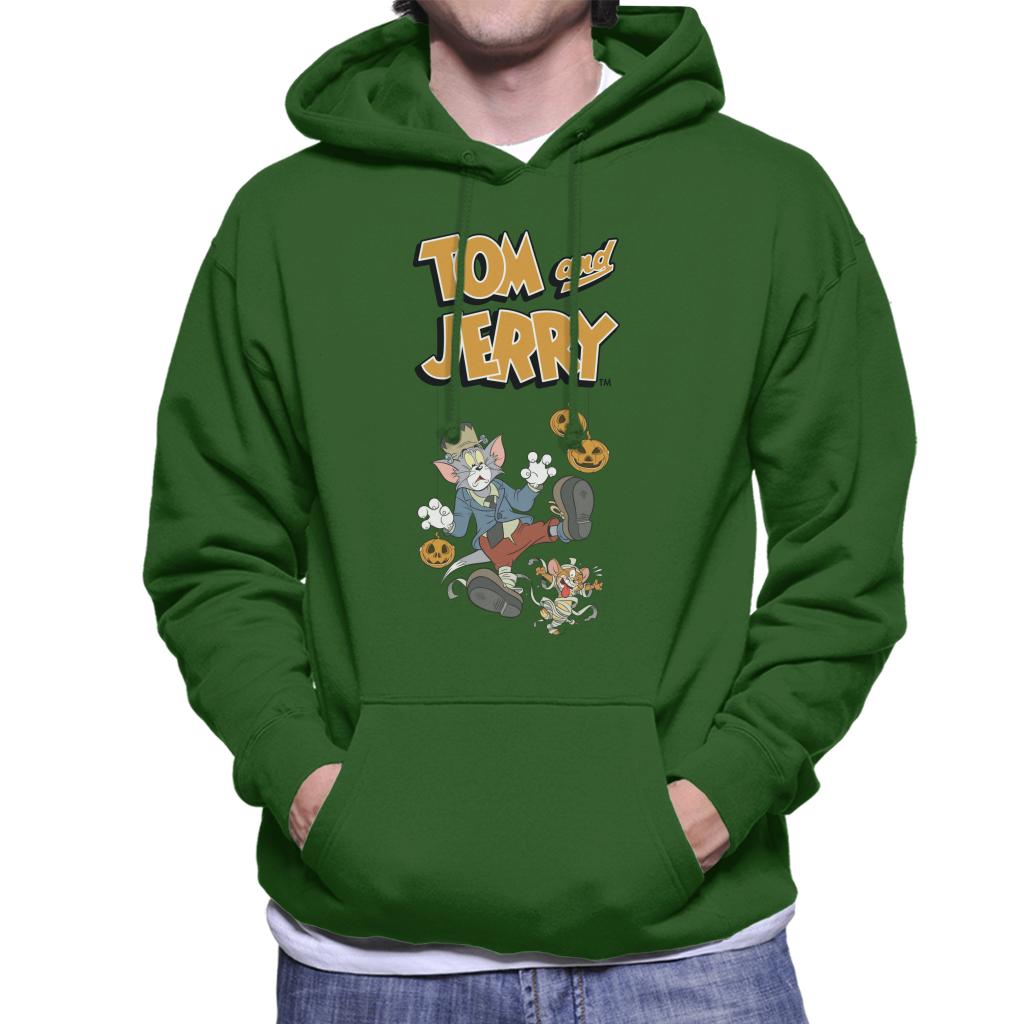 Tom and Jerry Halloween Mummified Men's Hooded Sweatshirt product image 6