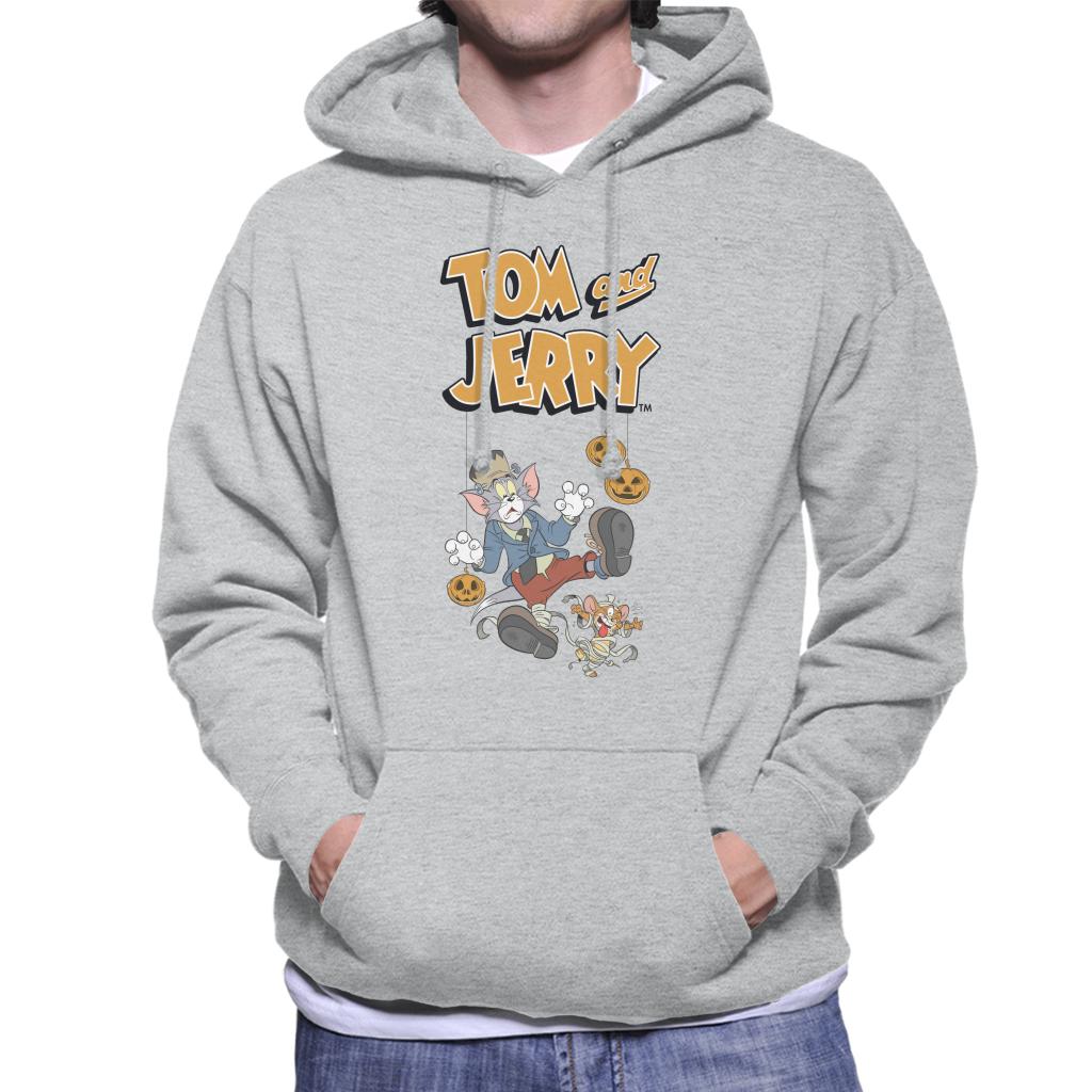 Tom and Jerry Halloween Mummified Men's Hooded Sweatshirt product image 1