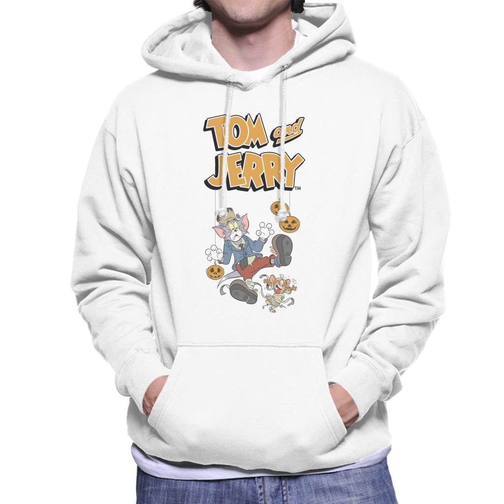 Tom and Jerry Halloween Mummified Men's Hooded Sweatshirt product image 4