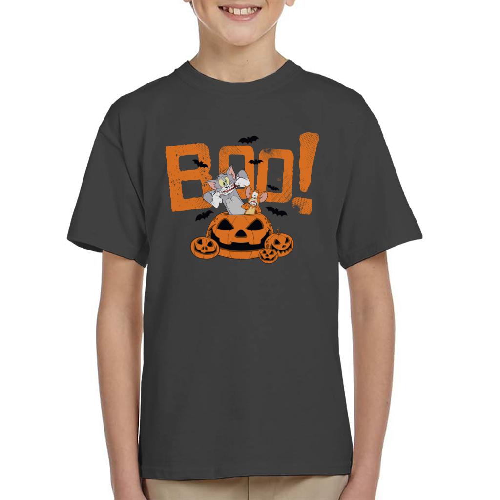 Tom and Jerry Halloween Boo Pumpkin Surprise Kid's T-Shirt product image 1