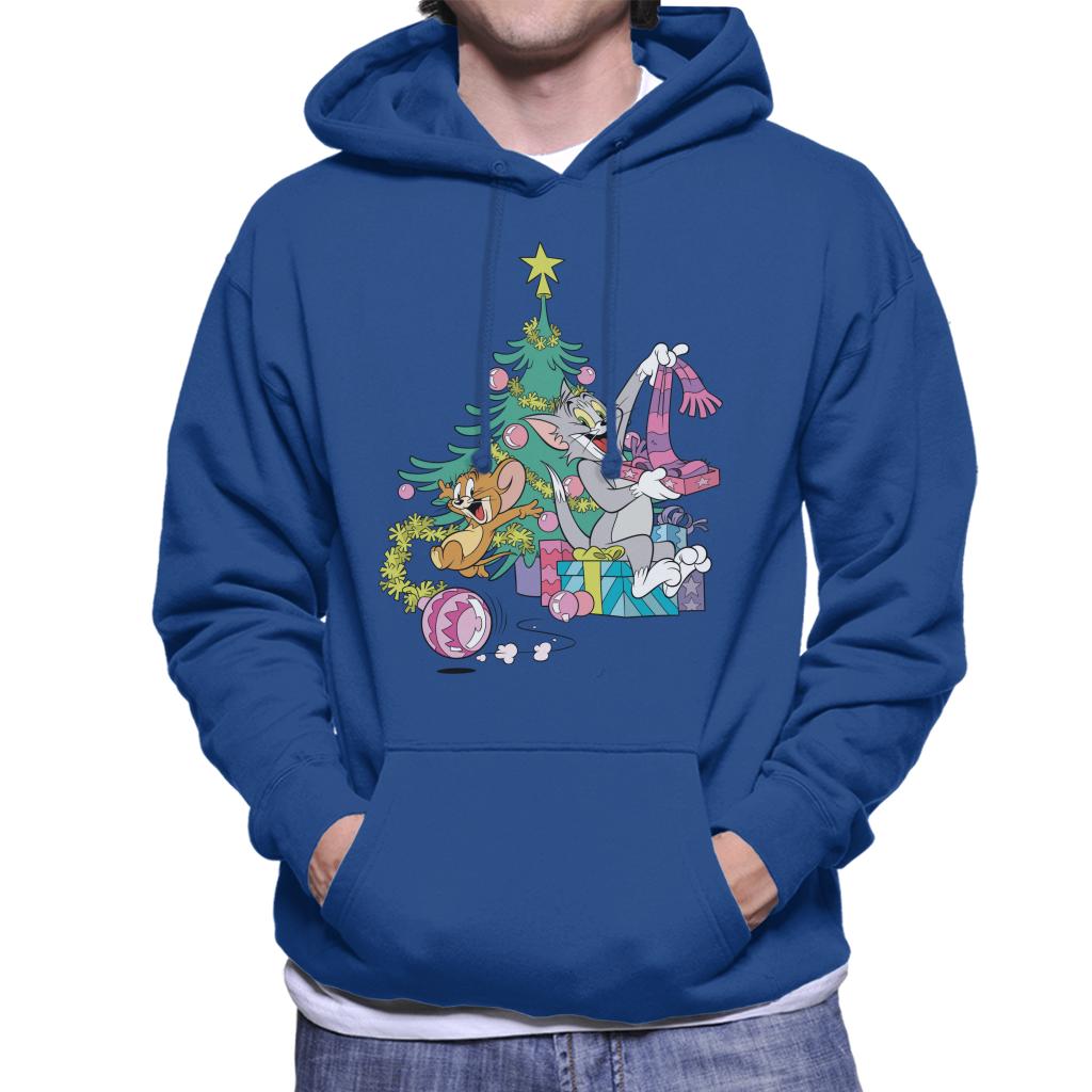 Tom and Jerry Christmas Festive Morning Men's Hooded product image 4