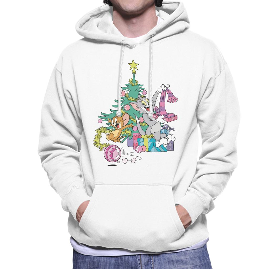 Tom and Jerry Christmas Festive Morning Men's Hooded product image 1