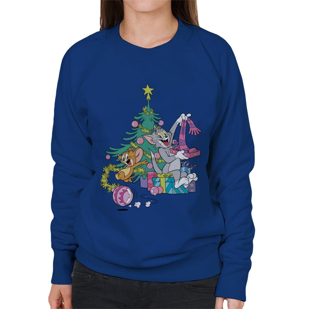 Tom and Jerry Christmas Festive Morning Women's Sweatshirt product image 4