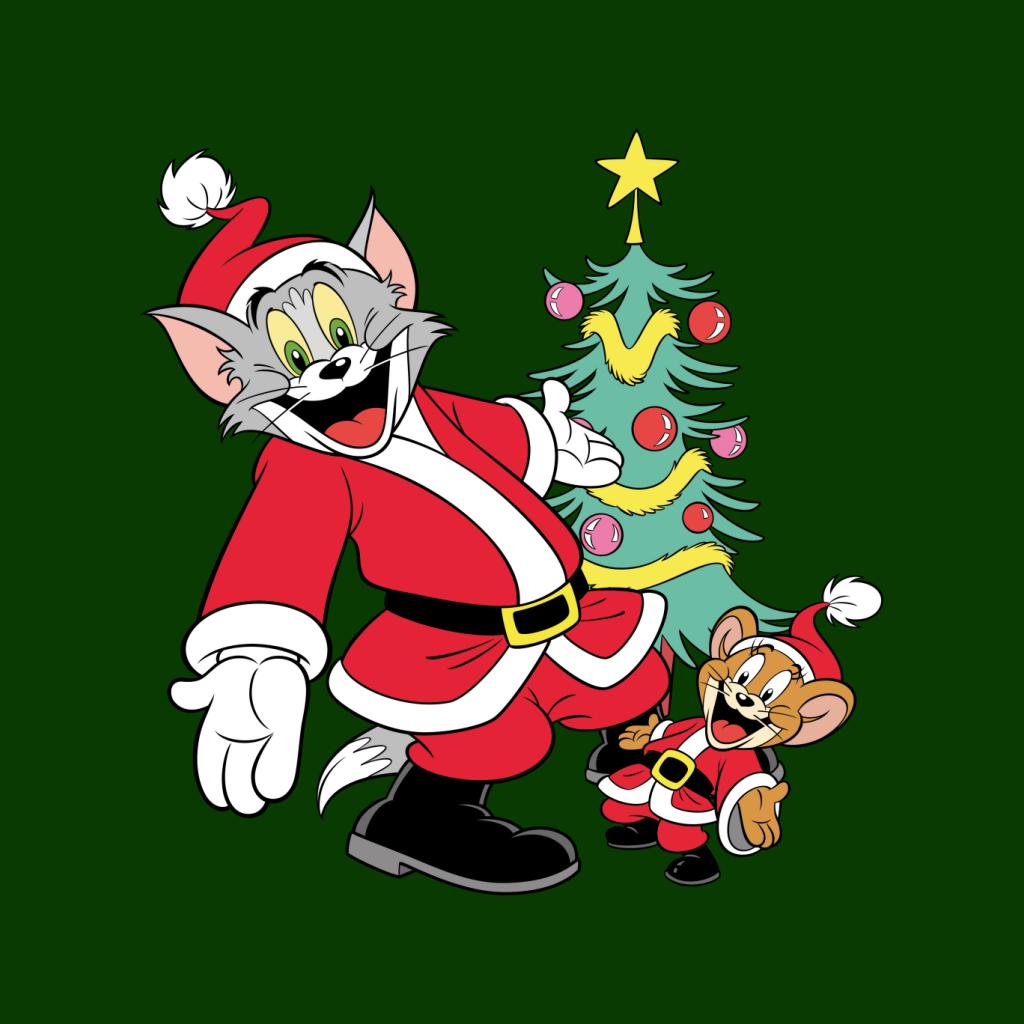 Tom and Jerry Christmas Festive Tree Women's T-Shirt product image 5