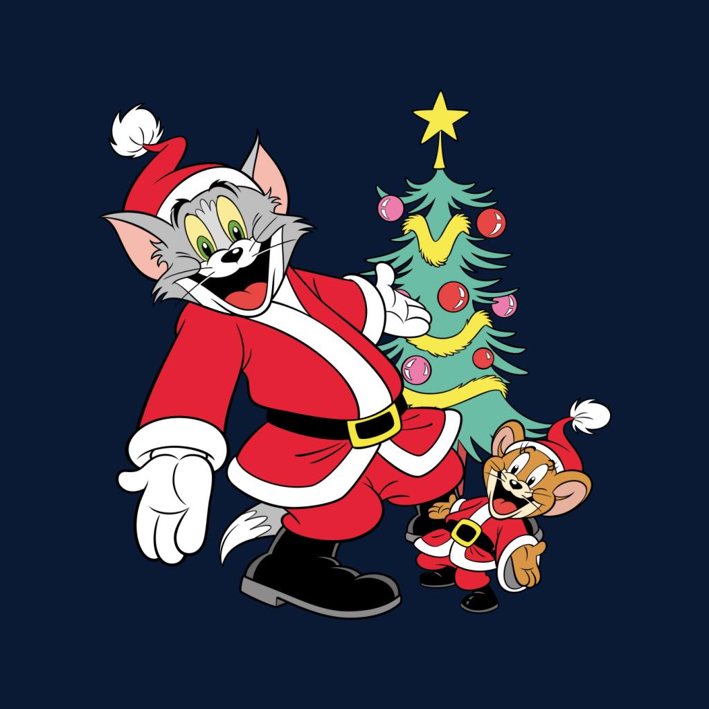 Tom and Jerry Christmas Festive Tree Women's T-Shirt product image 2