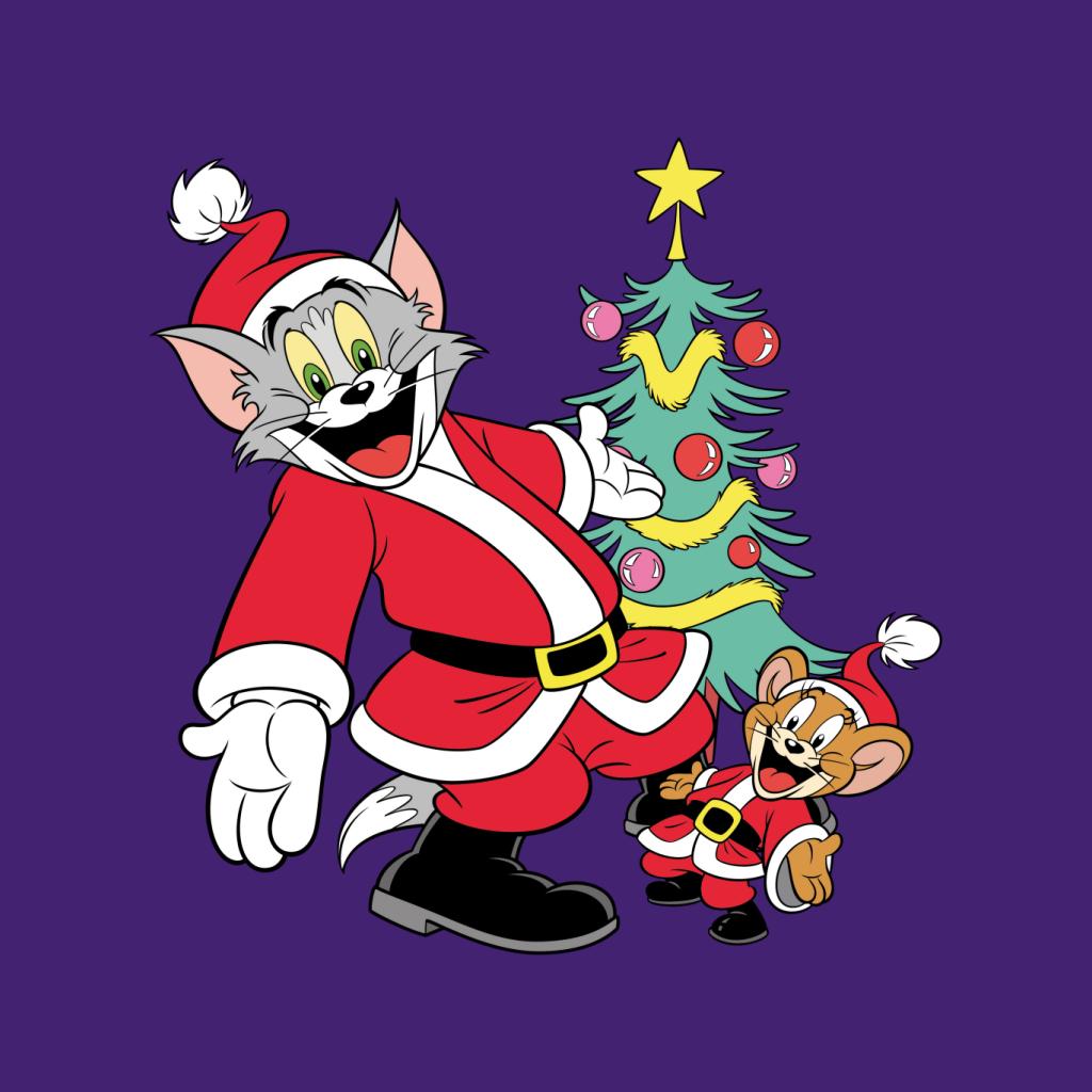 Tom and Jerry Christmas Festive Tree Women's T-Shirt product image 7
