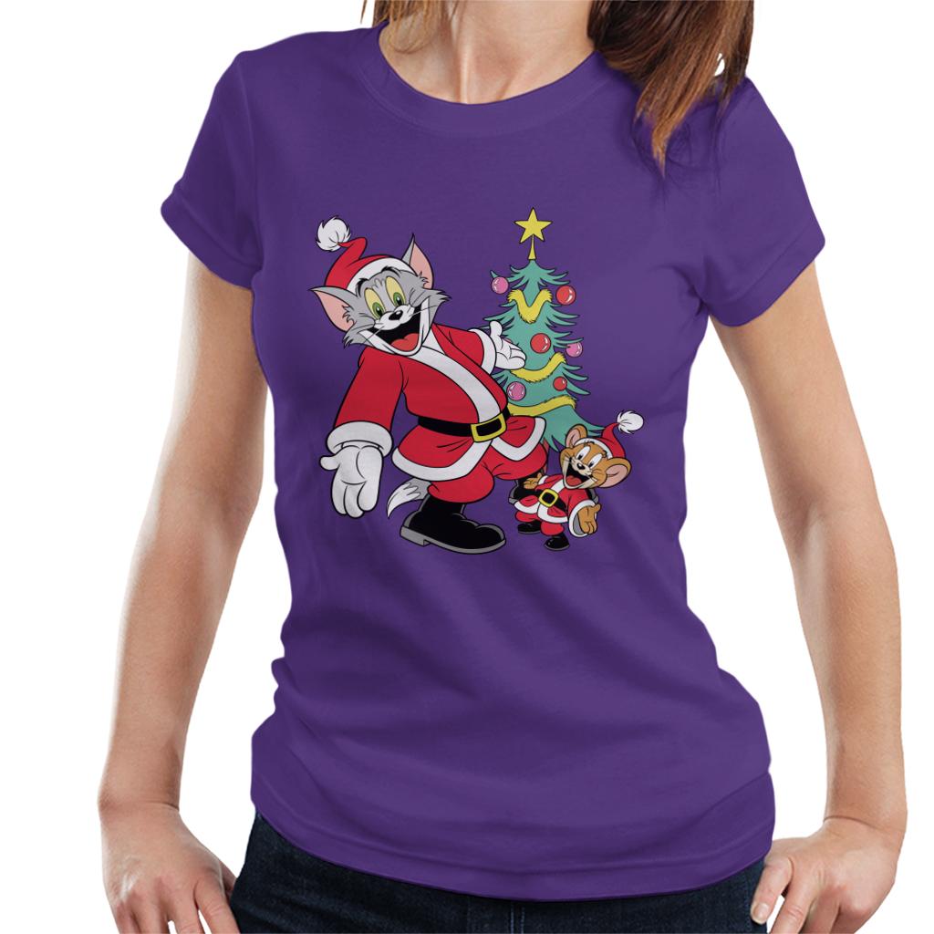 Tom and Jerry Christmas Festive Tree Women's T-Shirt product image 6
