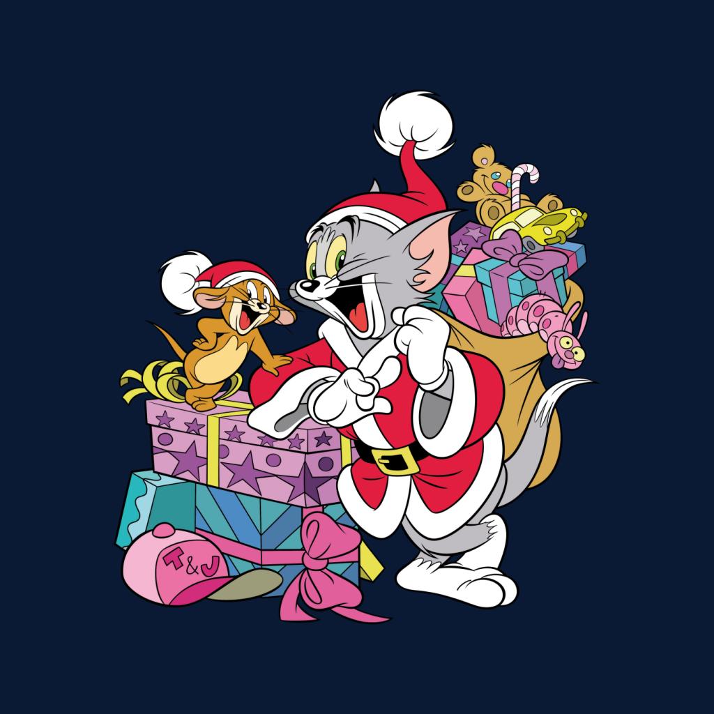 Tom and Jerry Christmas Festive Sacks Men's Sweatshirt product image 2
