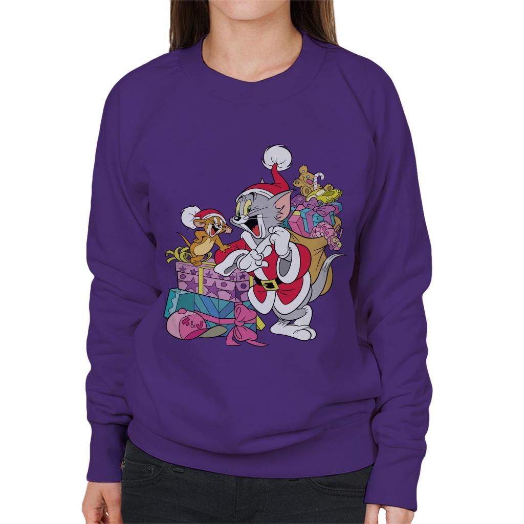 Tom and Jerry Christmas Festive Sacks Women's Sweatshirt product image 6
