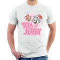 Tom and Jerry Christmas Wearing Festive Hats Men's T-Shirt product image 1
